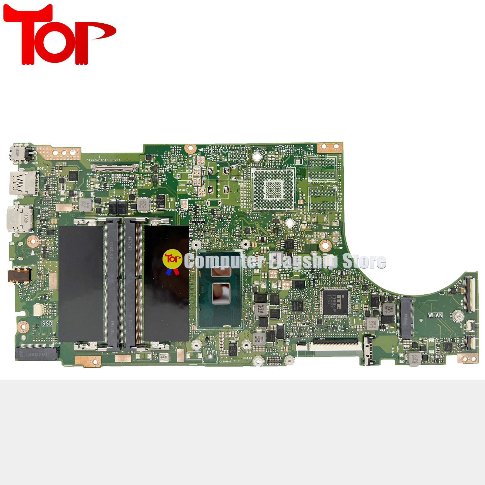 Imagem -06 - Kefu-placa-mãe do Portátil para Asus X510u X510un X510uq X510unr X510ua X510ur X510uqr X510uno X510urr i3 i5 i7 100 Testado