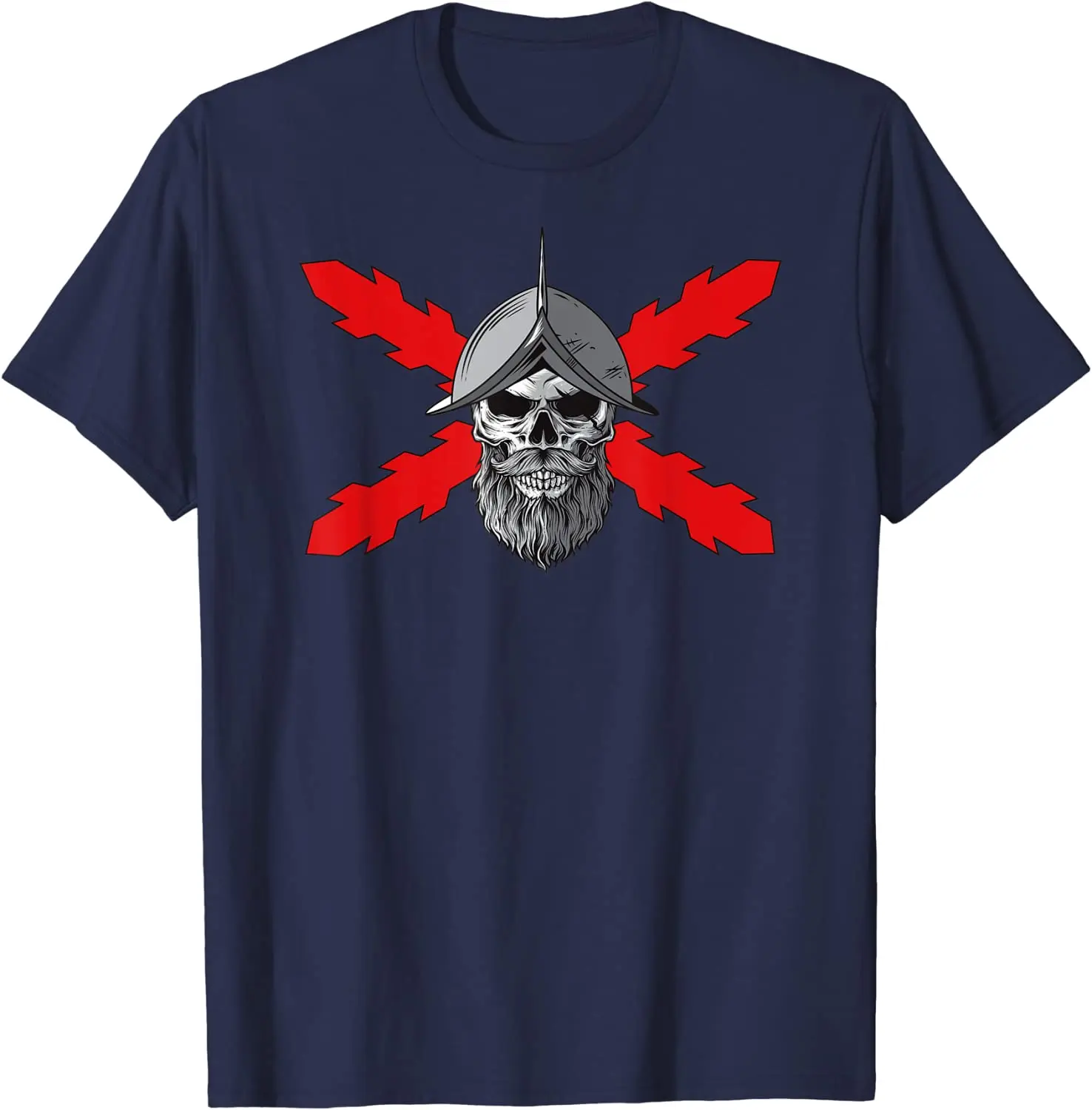 Tercios Españoles. Soldado Calavera Men T-Shirt Short Sleeve Casual 100% Cotton O-Neck Summer Shirts