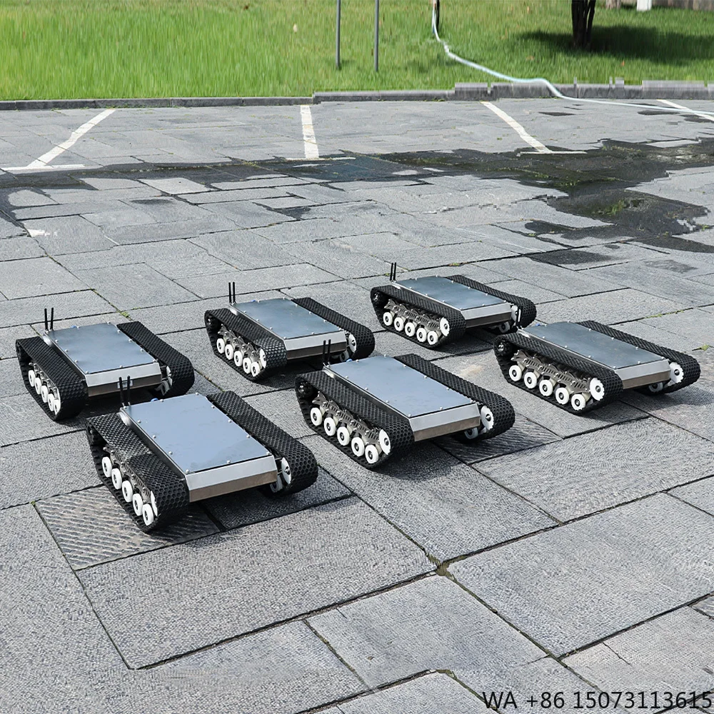 Solar Panel Cleaning Robot Mobile Chassis Kit, Smart Security and Maintenance Robotic Platform