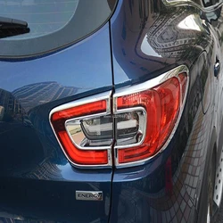 For Renault Kadjar 2016 2017 2018 2019 ABS Chrome Rear Light Cover Trim Rear Lamp Decoration Protector Frame Car Styling