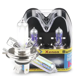 2pcs H4 12V Halogen Bulb 2300k Golden Yellow 60/55W P43T Car HeadLight H4 Led 60w 55w High Low Beam Halogen Car Accessories
