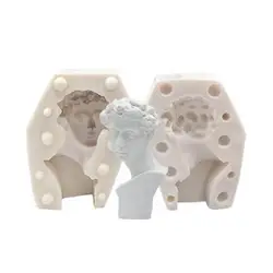 DIY Mould 3D Bust Mould Plaster Silicone Mold Soap Statue For Resin Casting Candle Maker Accessories Tools