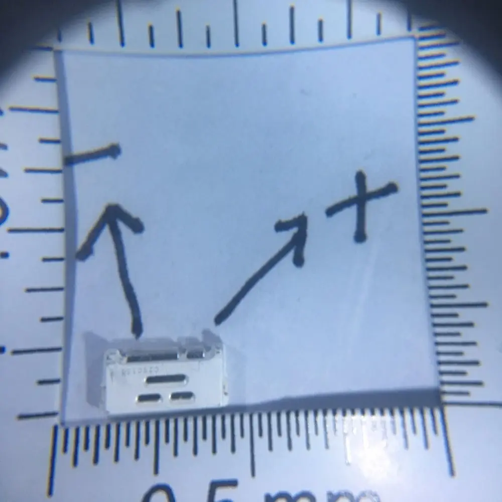 60Pcs Voor Lumen Led Tv Toepassing Led Backlight Edge Led Serie 1W 3V 7032 Koel Wit Led lcd Tv Backlight