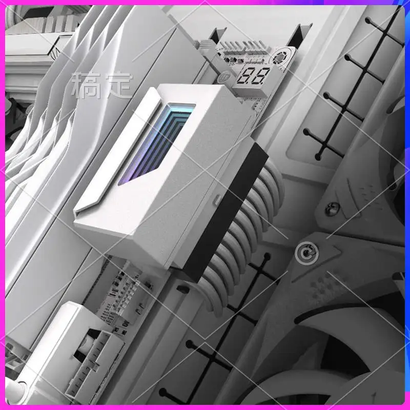 AP-ATX 24Pin Adapter 180 Grad ARGB Adapter 5V Synchronisation Für Desktop PC Motherboard DIY Computer Zubehör