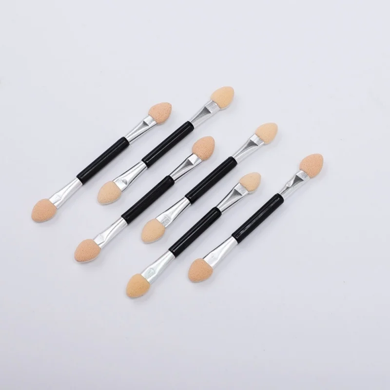 50 pçs 7.5cm pincéis de sombra ferramentas de maquiagem lábio mistura emulsão aplicadores de látex mulher elegante iniciante artista