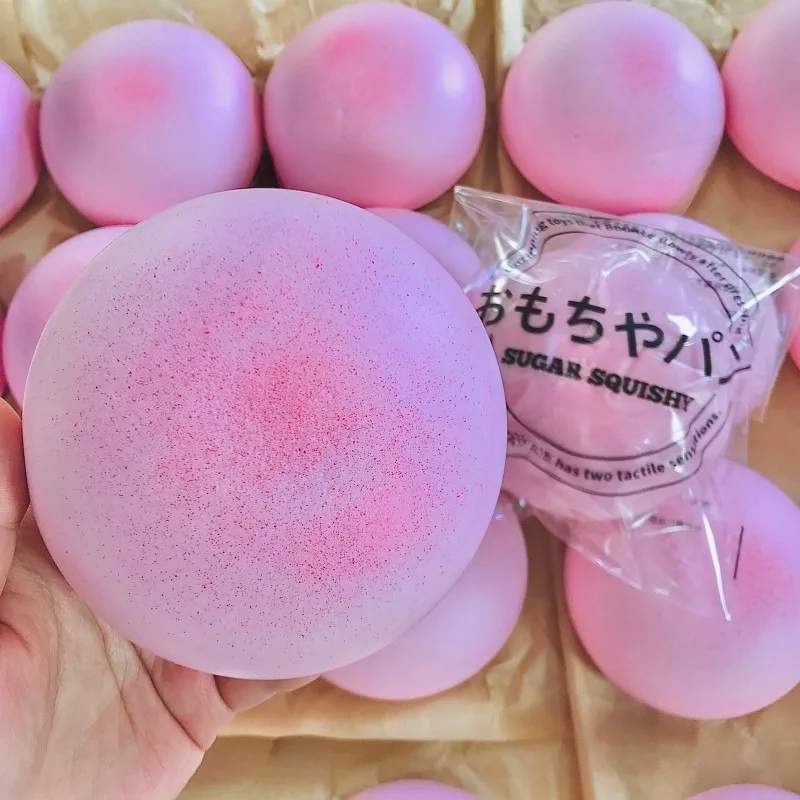 Różowy miękki bunek na parze, zabawka sensoryczna, wolno powracająca do kształtu, antystresowa, na niepokój, ADHD, autyzm, prezent dla dzieci i dorosłych, ASMR