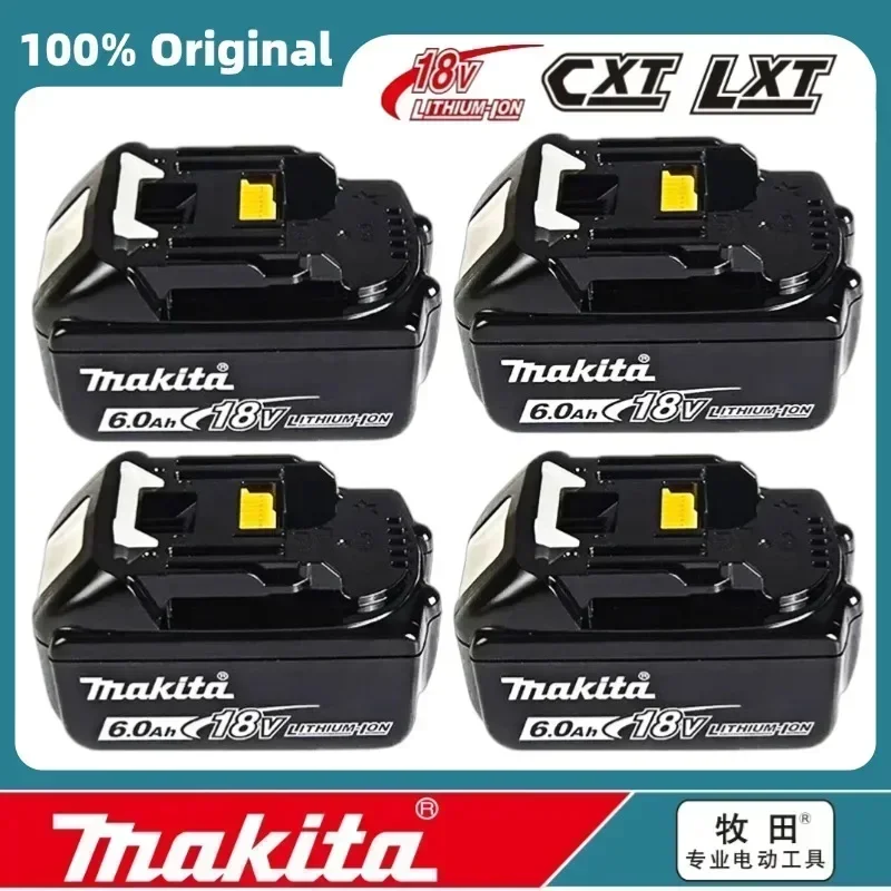 

100% original Makita 18V 6.0Ah Rechargeable Battery for Makita 18V BL1830 BL1830B BL1840 BL1840B BL1850 BL1850B Power Tools