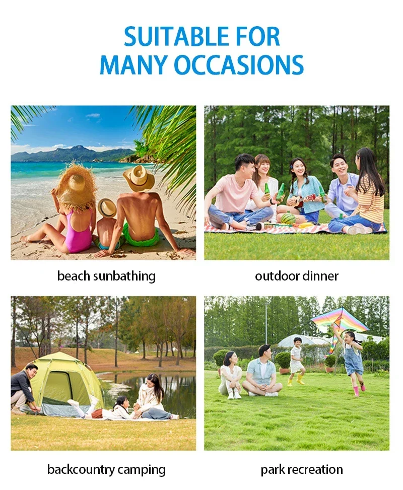 Wabenförmige Massagematte Faltbare XPE-Unterlage für Outdoor-Wandern Camping Training Park Faltbares Kissen Picknick-Sitzunterlage Feuchtigkeitsbeständige Matte – Detail 2