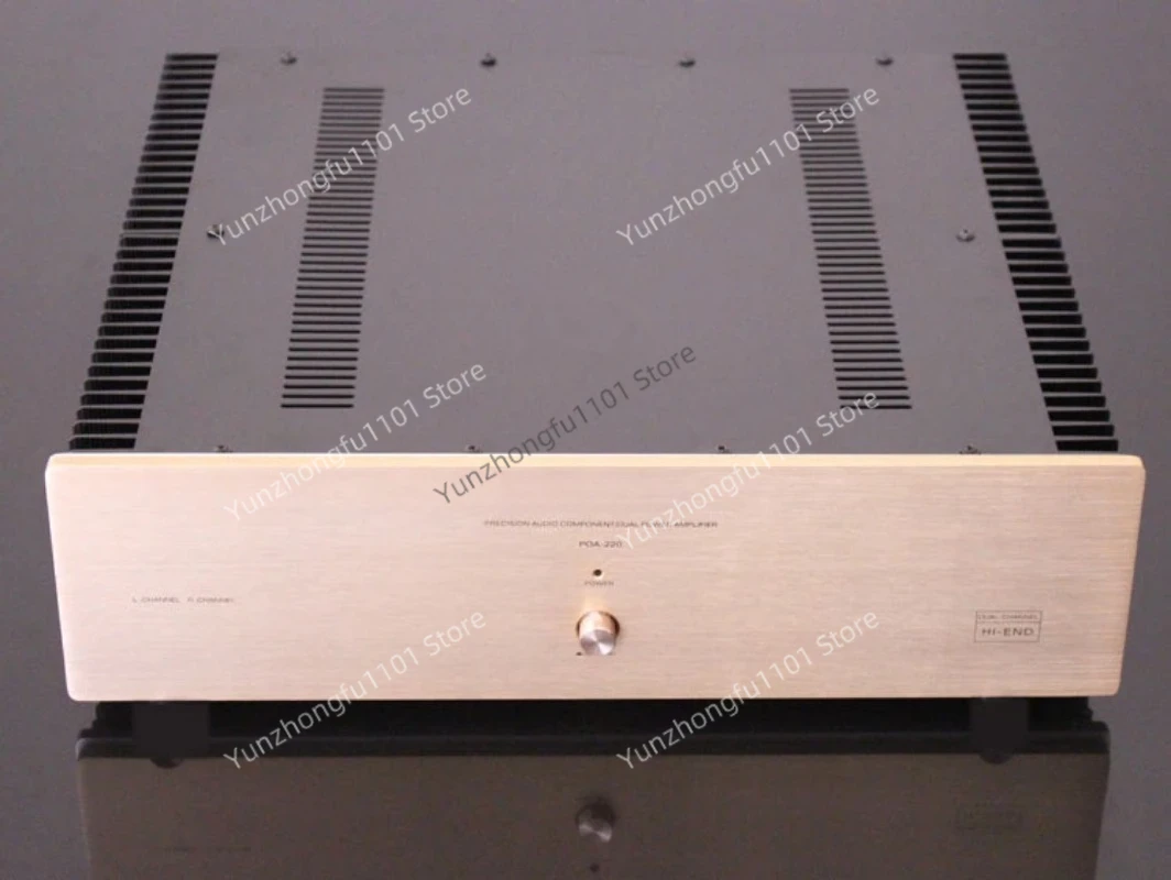 Chassi de Amplificador de Potência B430*115*390mm POA-220 / Chassi com Dissipador de Calor / Chassi de Amplificador de Palco / Caixa de Amplificador / Case BOX