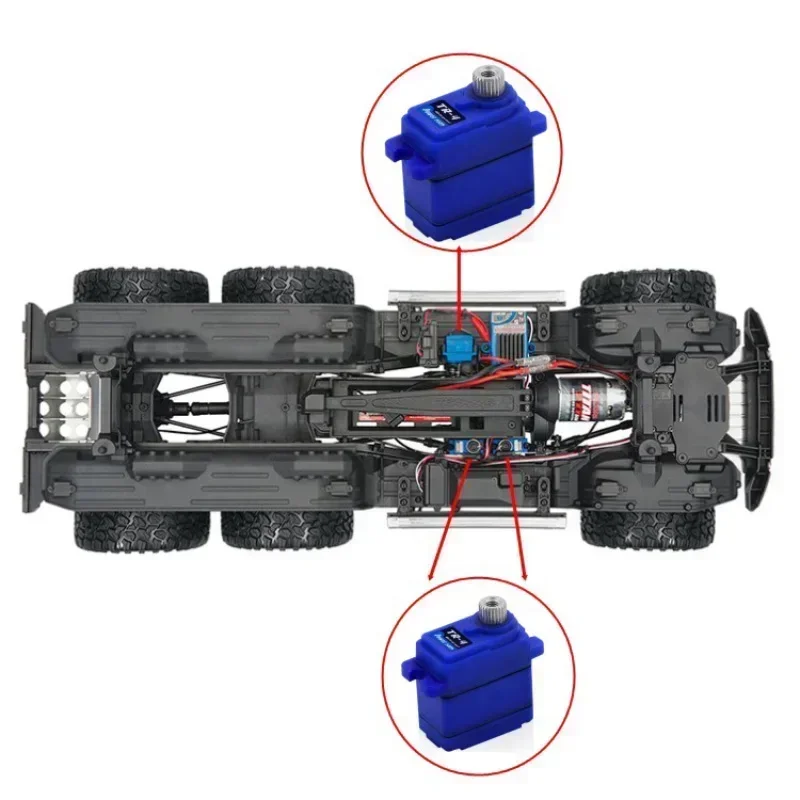 Differentieel Lock Shift Waterdichte Metal Gear Kleine Servo voor TR-4 TRXS TRX-4 Defender Bronco g500 TRX6 G63