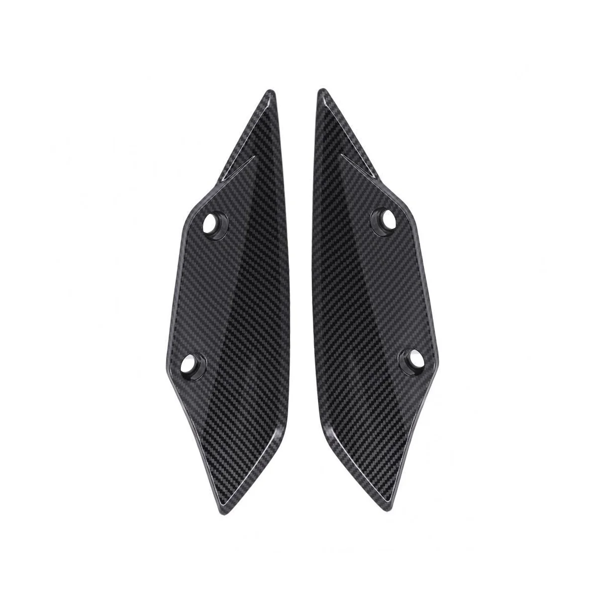 Cubierta de Panel de carenado delantero para motocicleta, alerones aerodinámicos de carbono para BMW S1000RR 2009 - 2014