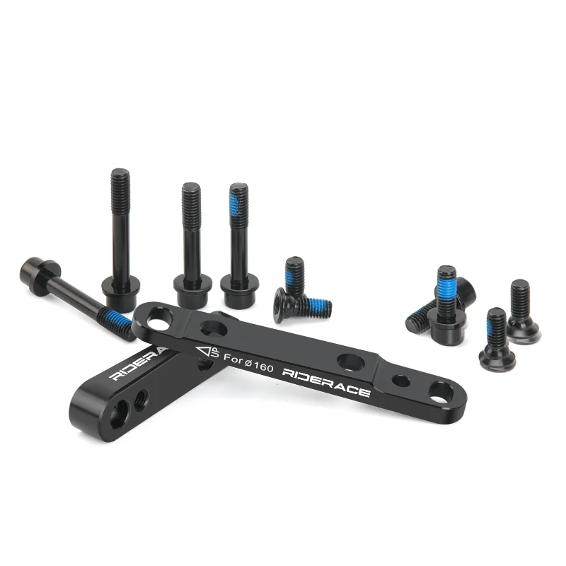 RIDERACE Road Bike Disc Brake Flat Mount Adapter Ultralight For Bicycle Front 140mm / 160mm Rear 160mm Adapter Bracket - view 3