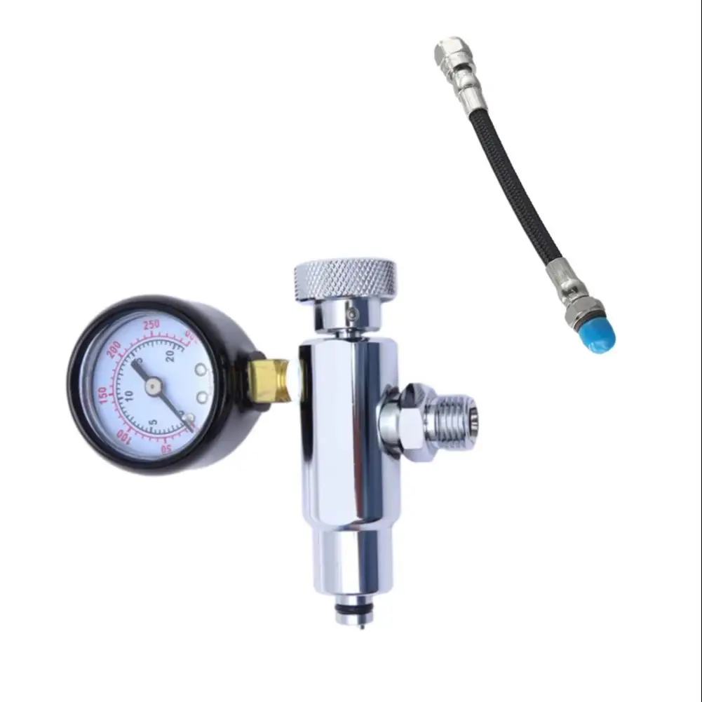 

Инструмент для подводного плавания с аквалангом, инструмент для регулировки, установка снаряжения для дайвинга, шланг для подводного плавания высокого давления, датчик 300 фунтов на квадратный дюйм, 103x90x28 мм