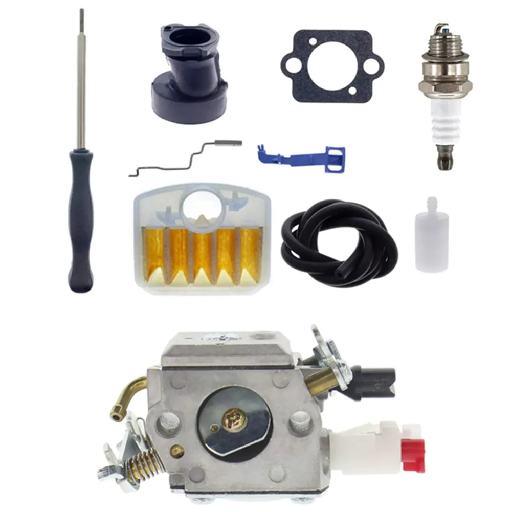 Chainsaw Repair Air Filter Bend Replacement Carburetor Parts Carburetor Gasket Kit Easy Installation Accurate Factory Match