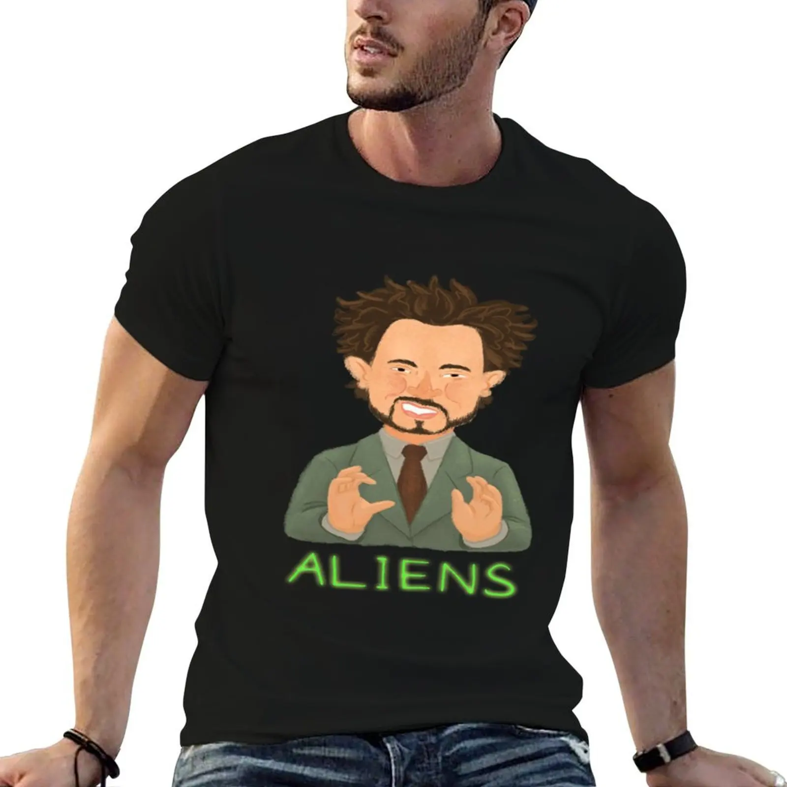

Ancient Aliens The Real Answer T-Shirt t shirt man designer mens graphic t shirts T-Shirt