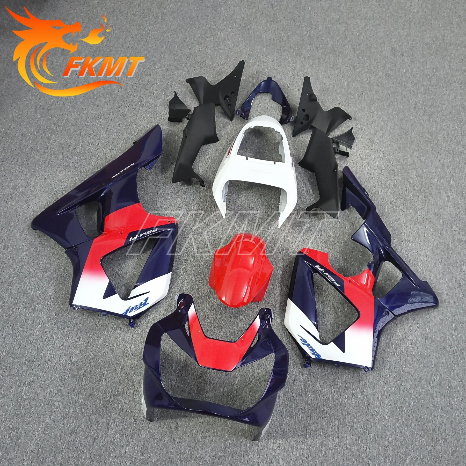 

For Honda Cbr929RR 2000 - 2001 Plastic Fairings Cbr 929 RR 00 01 glossy Black Abs Fairing Cbr900RR 2000 Fairings 900 Unpainted