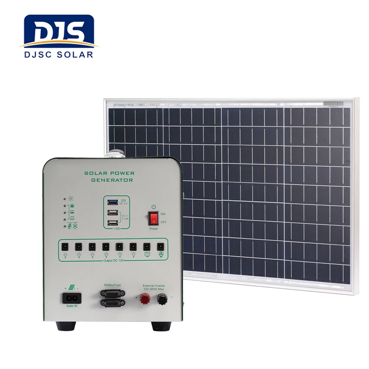 DJSC Outdoor Mobile Phone Computer Solar Panel Energy Storage Power Charging Radio Function