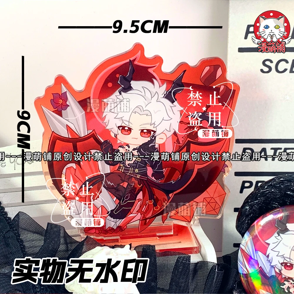 أنيمي الحب والمساحة العميقة سيلوس تأثيري الدائمة علامة الليزر شارة الاكريليك حامل الشكل شعار حلية قلادة بروش الإكسسوار