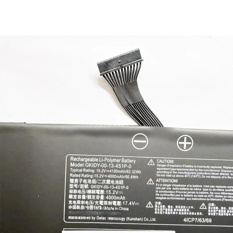 Nueva batería de GKIDY-03-17-4S1P-0 de alta calidad GKIDY03174S1P0 15,2 V 4000mAh para Hasee Getac Cyberpower C Series Eluktronics Max-15