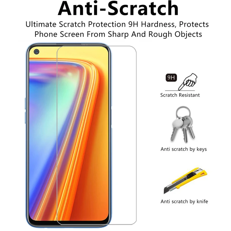 واقي شاشة من الزجاج المقسى لهاتف Realme 7 pro على Realme 7 7pro Realme 7 pro 4g 5g فيلم Realmi Real me mi reali relme #4
