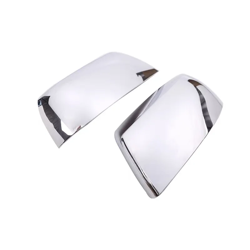 Chrome Plated Rearview Car Accessories Top Half Side Mirror Covers Trim Paste Style For Toyota Tundra Sequoia Pickup 2007 - 2021