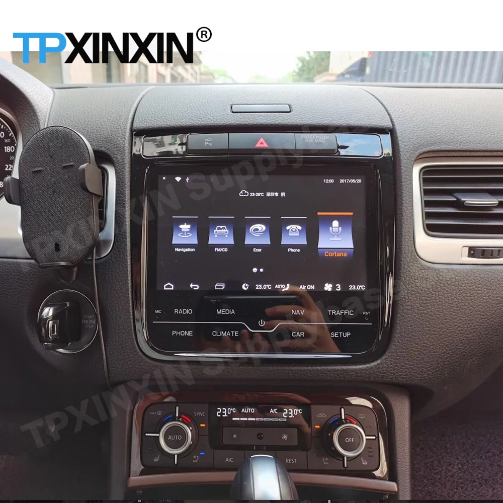 2 Din Car Radio Stereo Receiver Android For VW Touareg 2011 2012 2013 2014 2015 2016 2017 GPS Navigtion Receiver Head Unit