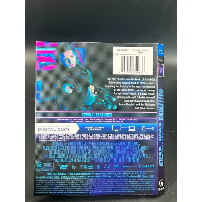 Quick Pursuit Ballet Killing Ji New BD Blu-ray Unopened Boxed Collector's Edition Movie Time