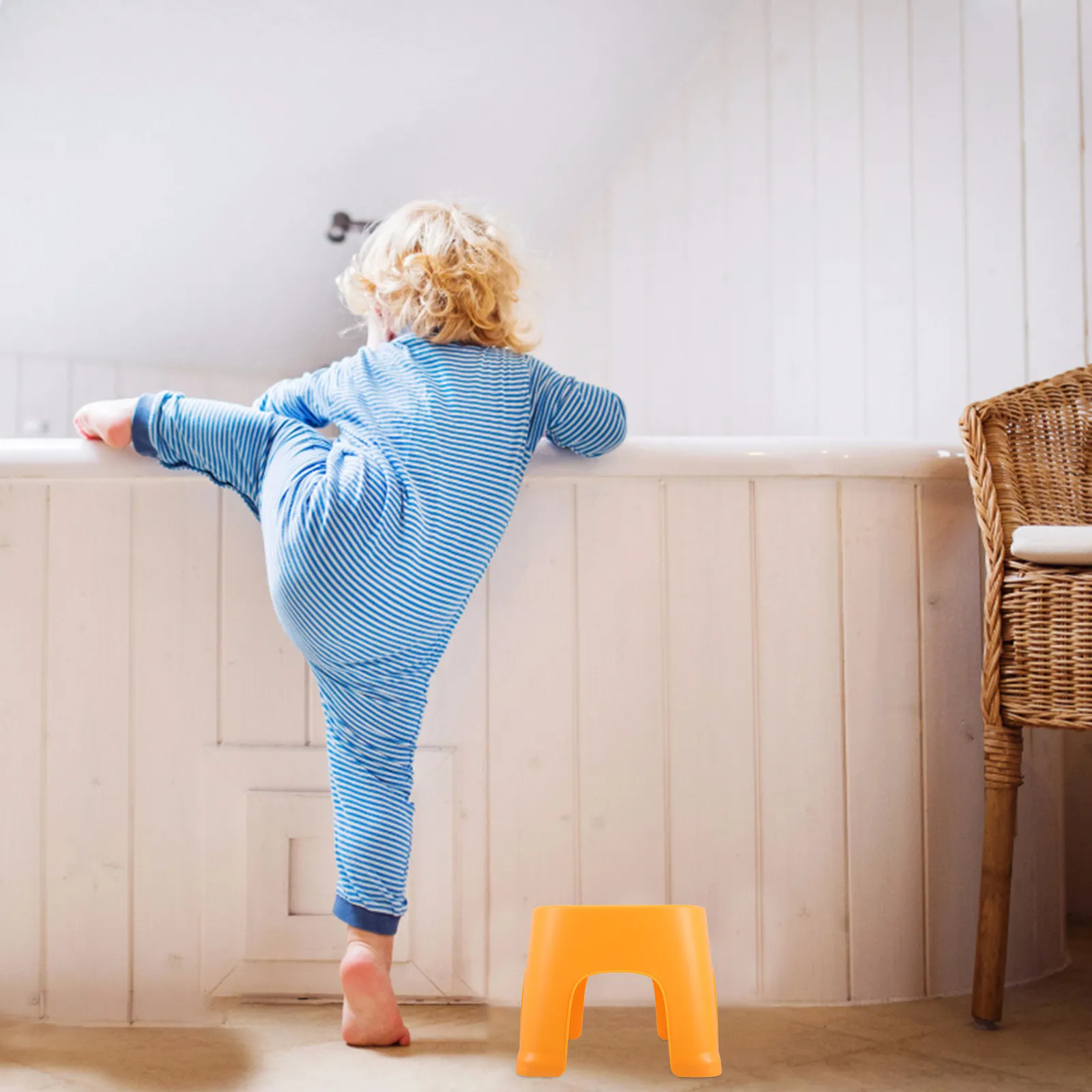 

Эргономичная разноцветная детская подставка-ступенька для ванной, душа, туалета, безопасная, нескользящая, для приучения к горшку, для переобувания