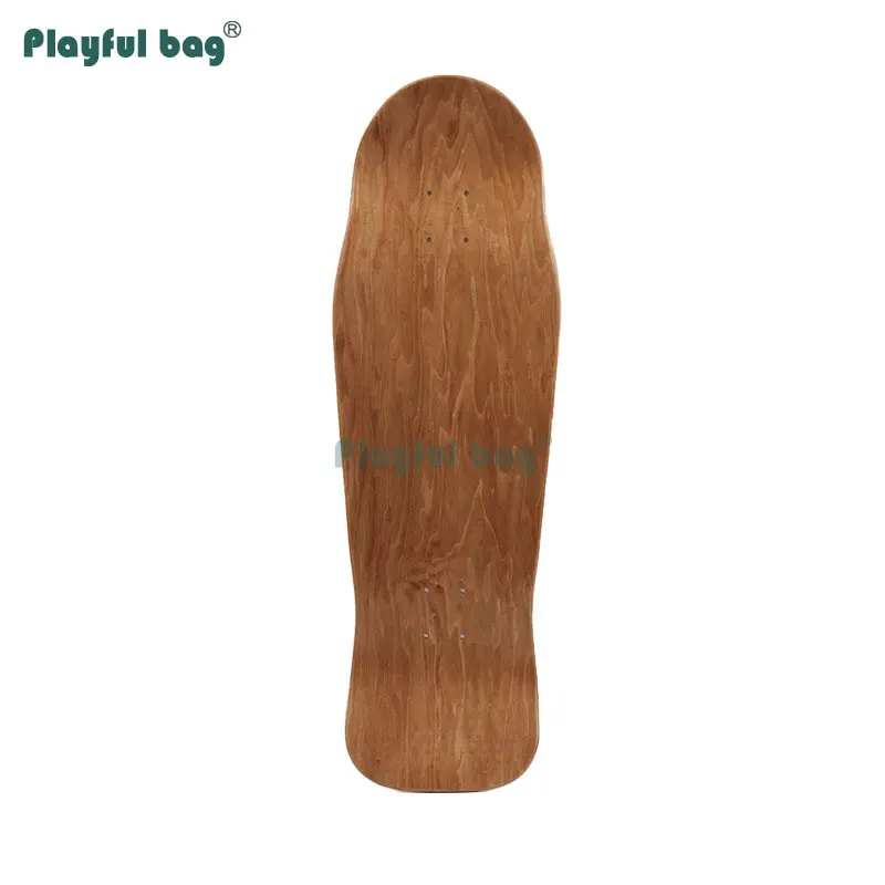 31.75 Inci Kanada Maple Skateboard Deck Retro Ganda Rocker Kualitas Tinggi Tanah Papan Selancar Jalan Skateboard Aksesori AMB246