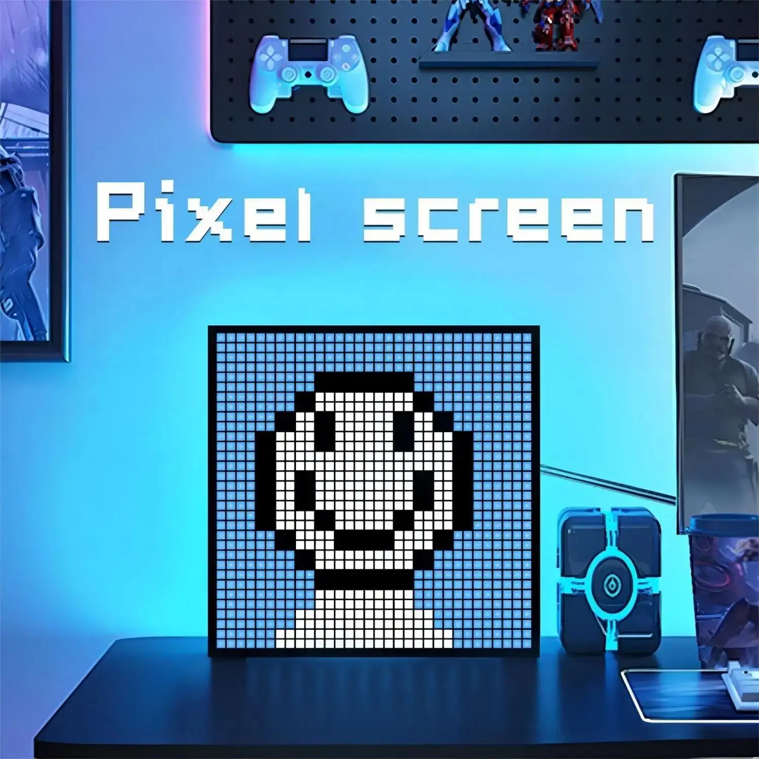 16 * 16 Inteligentny wyświetlacz LED Matrix Pixel APP Control Programowalny DIY Tekst Animacja Ramka na zdjęcia Pixel Art Home Decor Pokój gier