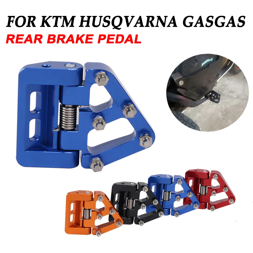 For GasGas For KTM For Husqvarna XC XCF XCW SX SXF EXC EXCF 250 TE TE i FE TX FX TC FC Rear Folding Brake Pedal Step Tip Plate