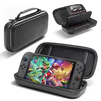 Estuche de transporte Switch 2, bolsa protectora para bolso de transporte Compatible con Nintendo Switch 2, estuche rígido con 15 ranuras para tarjetas de juego