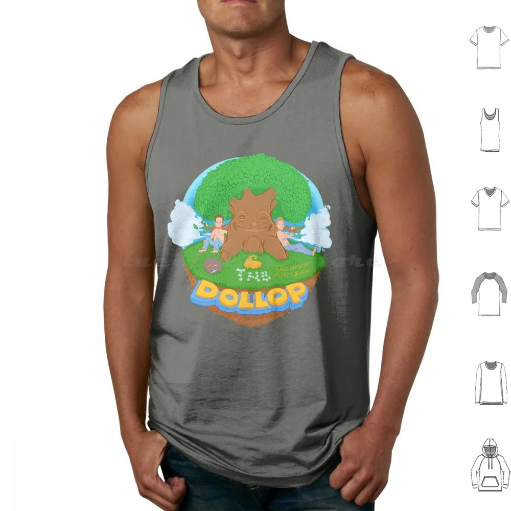 Dollop-The Tree Tank Tops Vest Sleeveless Dollop Dave Anthony Gareth Reynolds José Tree Fosdike