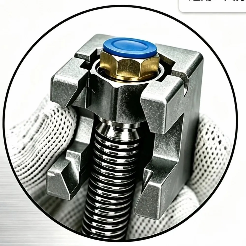 New Aluminum Alloy Water Pipe Wrench U Shaped Multiple Openings Inlet Hose Wrench Plumbing Spanner Water Heater Maintenance