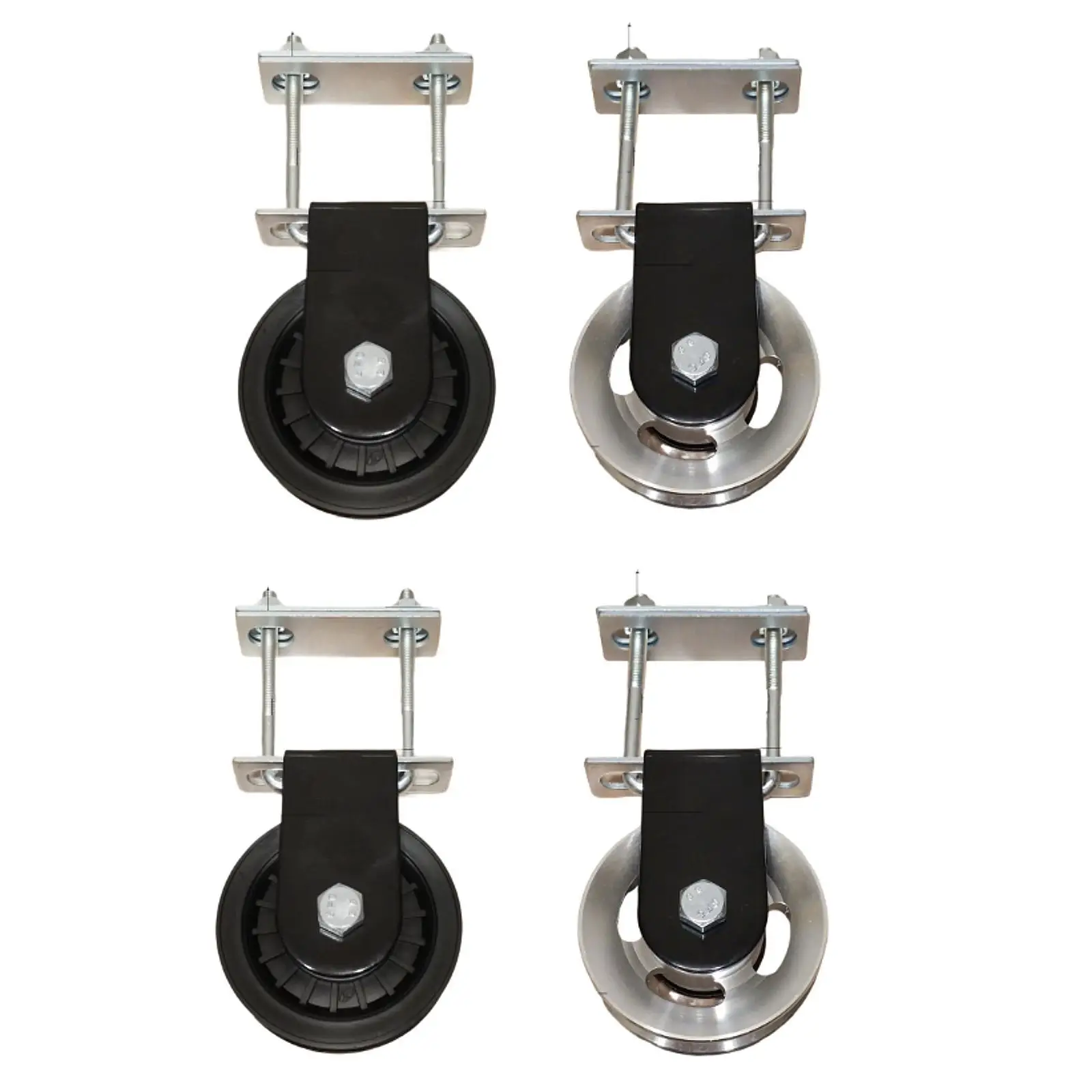 Cable Pulley Wheel Utility with Clip Fitting Compact Metal Wear Resistant