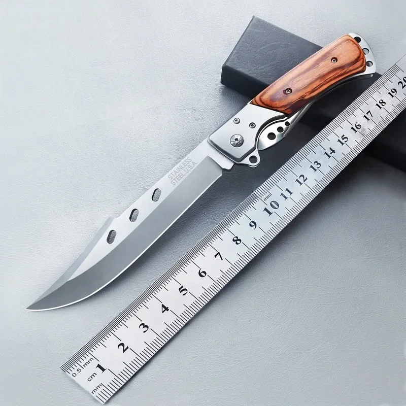 Camping Portable Folding Knife for Men Outdoor Steel Multitool Military Tactical Pocket Knives for Hunting and Fishing