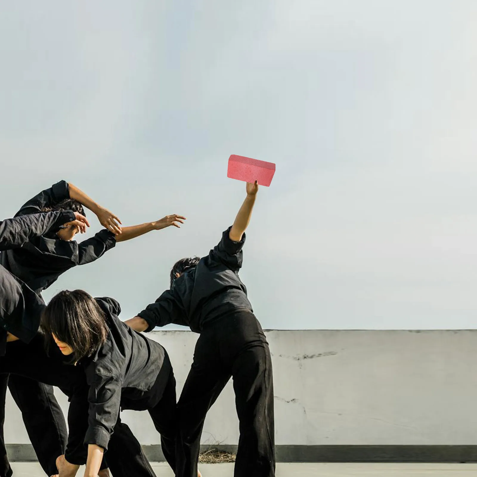 4 pezzi di schiuma leggera per pellicola da palcoscenico, realistici oggetti rottura, spettacoli di commedia, costruzioni portatili, blocchi falsi