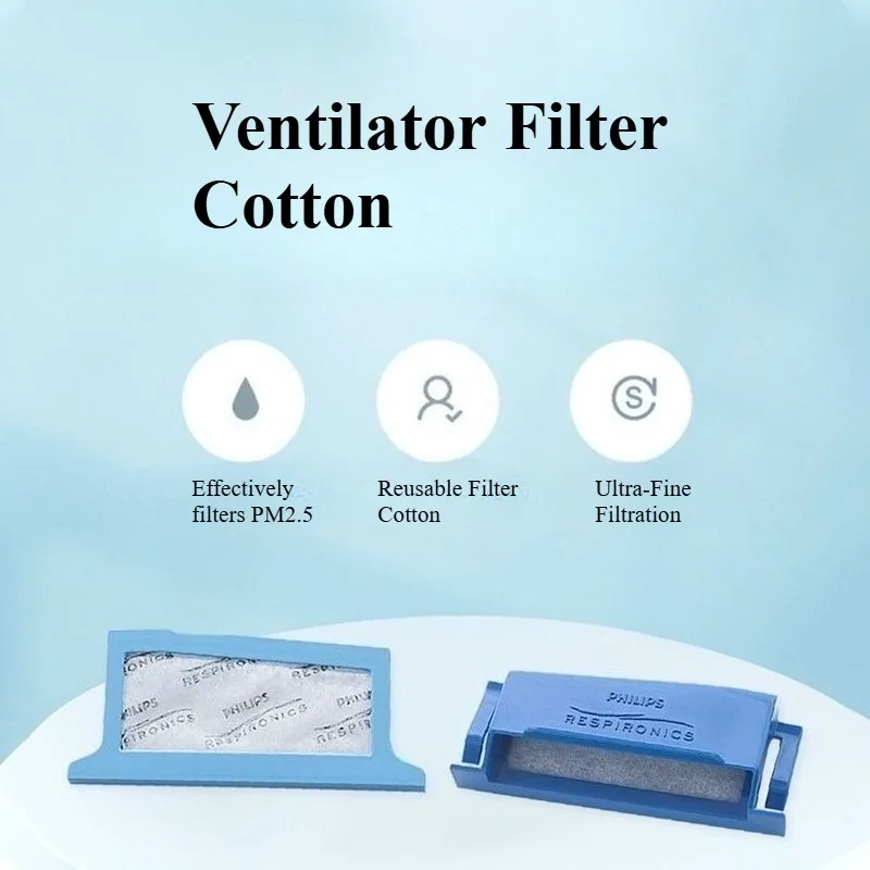

Original Dark Light Blue Ventilator Consumable Accessory Filter Cotton Dust Filtration Disposable Replace Monthly Convenient USA