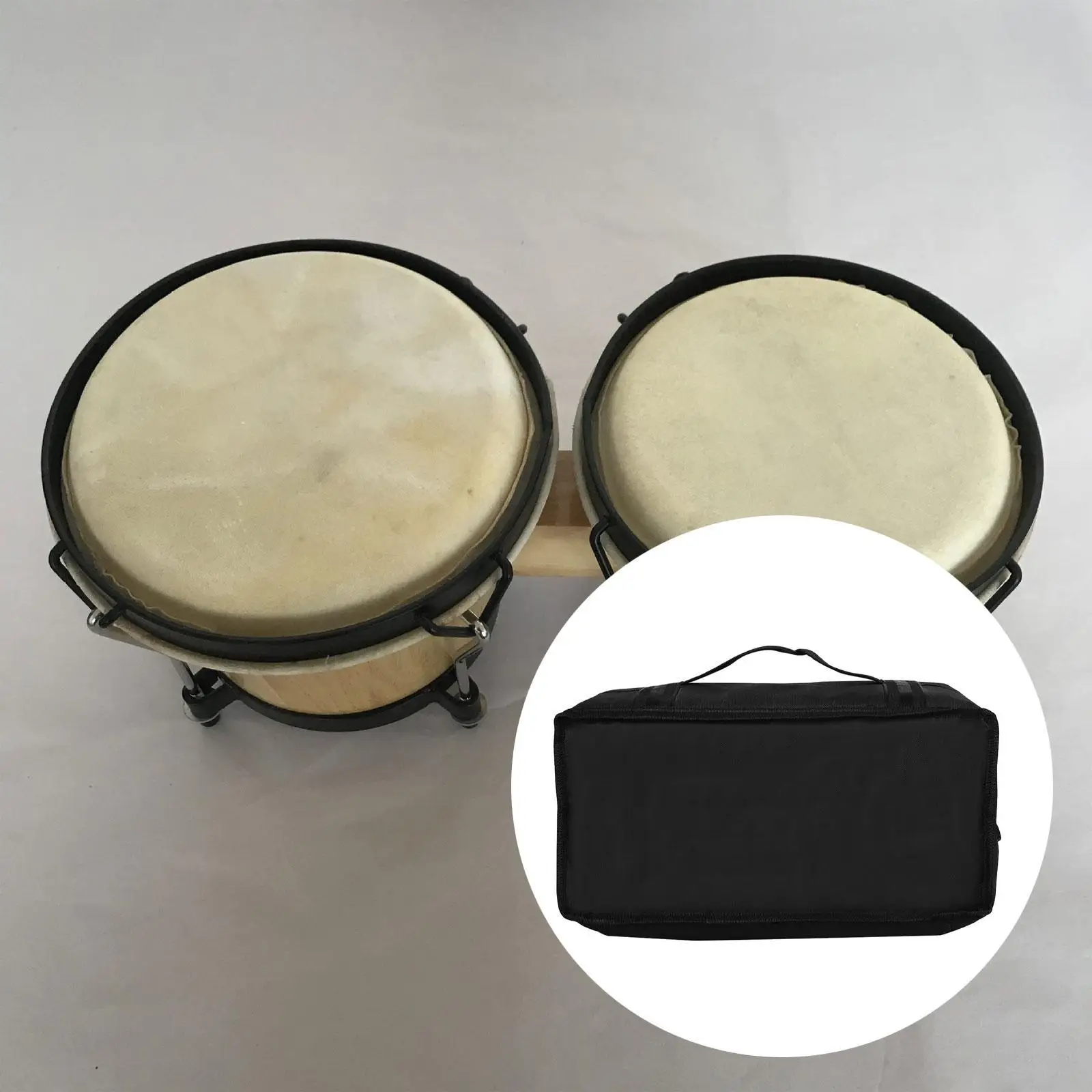 

Bongo Drum Storage Bag Drum Case Oxford Cloth Musical Instruments Accessory Bongo Gig Bag Hand Drum Protection for Beginners