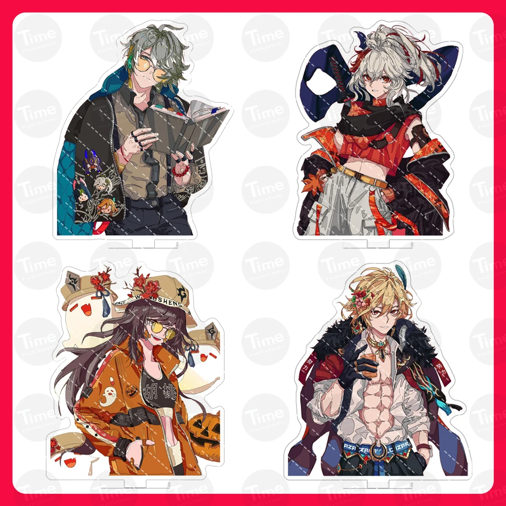 

Anime Genshin Impact Figure Arlecchin Kaveh Kirara Wanderer Dehya Mika Alhaitham Acrylic Stand Model Plate Cosplay Fans Gifts