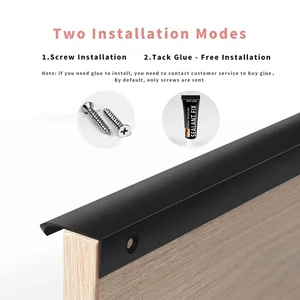 80-1200 mm Silbergold Aluminiumlegierung 10 Hauptverkaufsschubladen Silber - №4