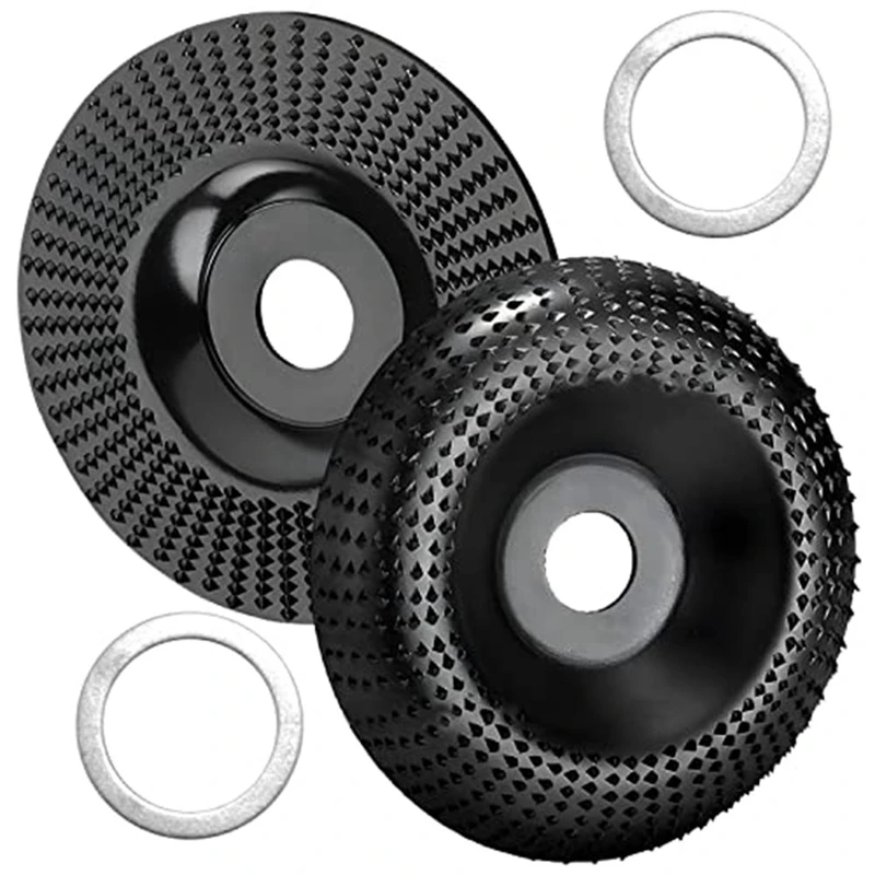 B-T 2 Pack Wood Grinding Wheel For Angle Grinder 125Mm Wooden Carvings Wood Milling Cutter Of The Milling Disk