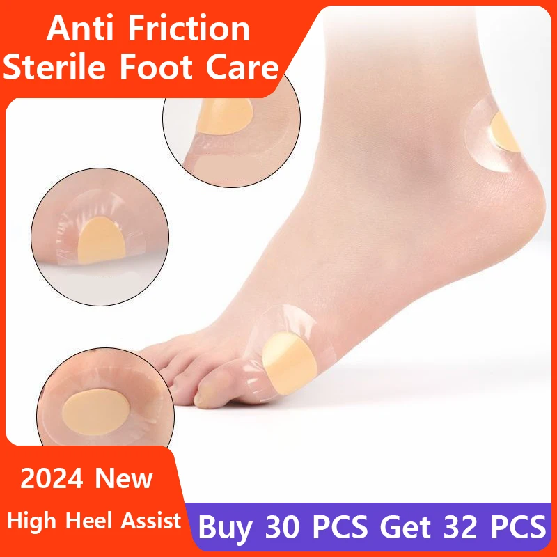 20 Pieces of Gel Heel Protector Soft Hydrocolloid Insole High Heel Insole Pain Relief Foot Care Hidden Patch Waterproof Foam