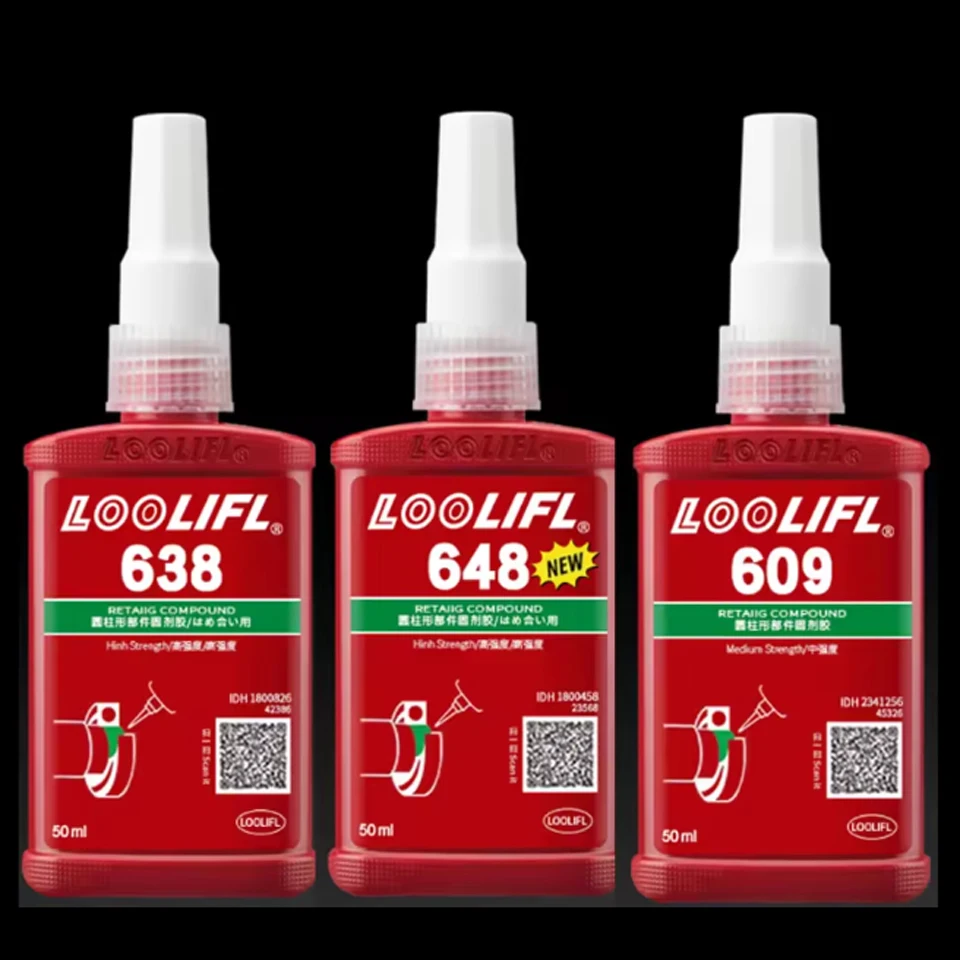 50ml 680 648 620 603 638 609 Loctite  Cylindrical Bearing Glue Fastening Caulking Seal Anaerobic Clearance Fixed superglue