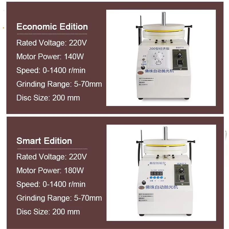 140W/180W Automatic Buddha Bead Polishing Machine Wooden Bead Polishing Machine Round Bead Machine Wenwan Packing Pulp Bead Mach