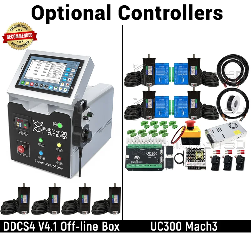 BulkMan3D OXMAN CNC Engraver Full Kit Ball Screw OX MAN CNC Router Machine with DDCS/UC300 2.2KW Water/Air Spindle 1500x1500mm