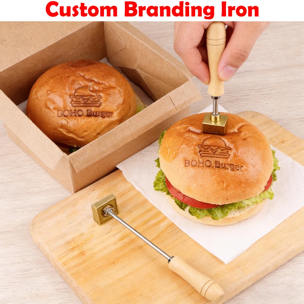 Woodworking Logo Design - M8 Özel Marka Baskı Demiri Kişiselleştirilmiş