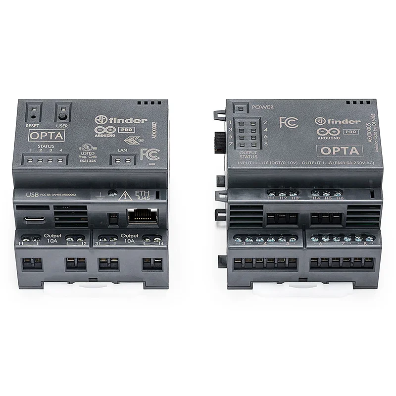 Arduino Pro Opta Ext D1608E AFX00005 منتج إيطالي أصلي RS485 Lite WiFi A0602 D1608S Finder Pro Micro PLC