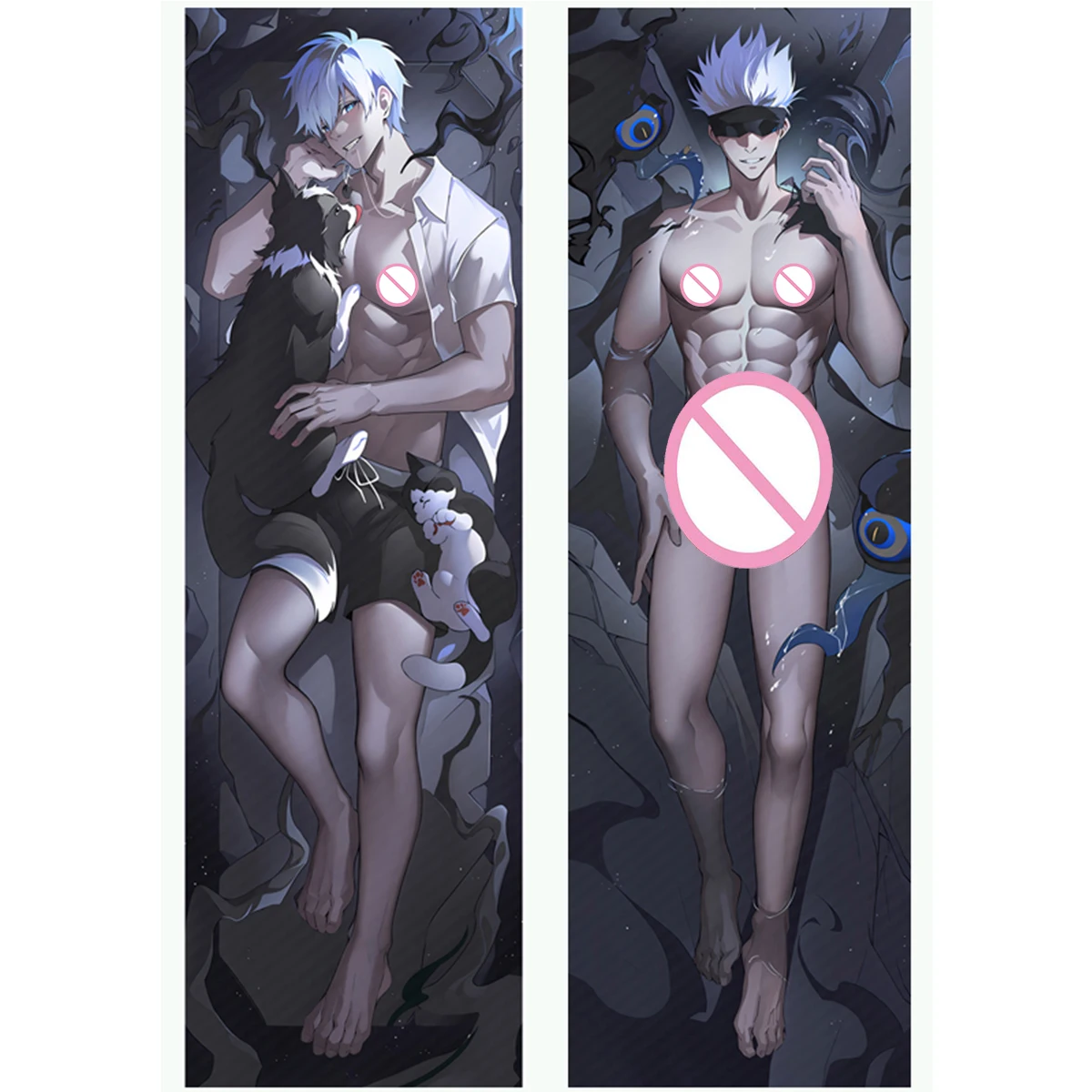 

Gojo Satoru Dakimakura Cover Anime Game Boy Nanami Kento Adult Otaku Long Life Size Hugging Equal Body Pillow Case