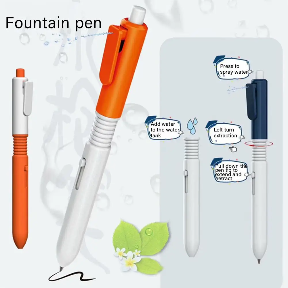 Fun Pen Water Gun Gadget New Fancy Toy Pen Back-to-school Decompression Interactive Prank Kids Toys Stress Release Toys